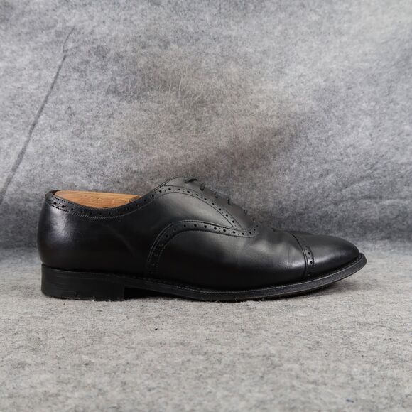 Church's Shoes Mens 9 Oxford Custom Grade Brogue Cap Toe Handcrafted Leather - Picture 16 of 16